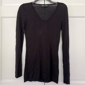 I.N.C Black Long sleeve Tee